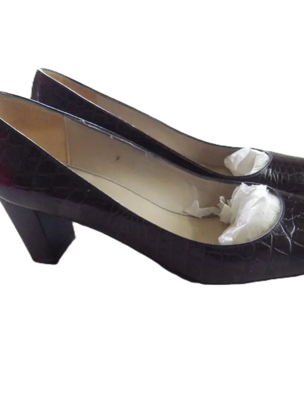 Vintage Talbots Black Leather 